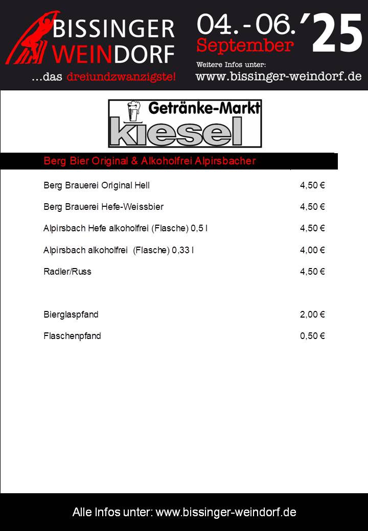 Getränkemarkt Kiesel
