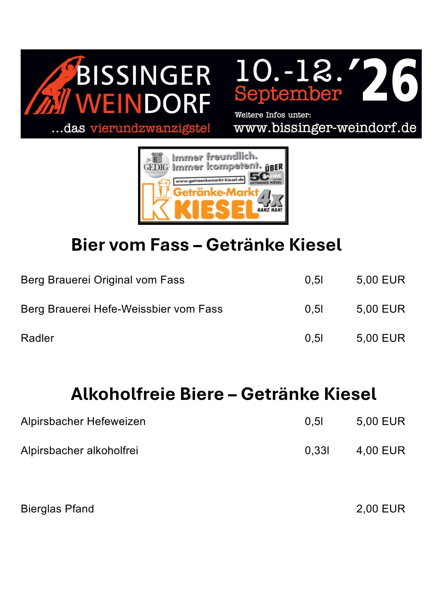 Getränkemarkt Kiesel